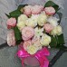 Delicate bouquet hat box shrub roses Delicate bouquet hat box shrub roses